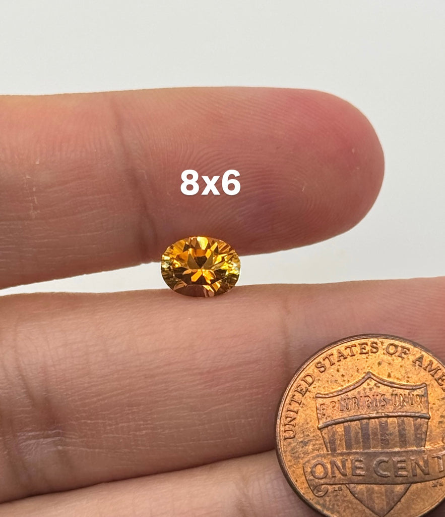 Natural Sunrise Mystic Topaz Oval Concave Cut AAA Quality Faceted Gemstone Available in 8x6MM-12x10MM