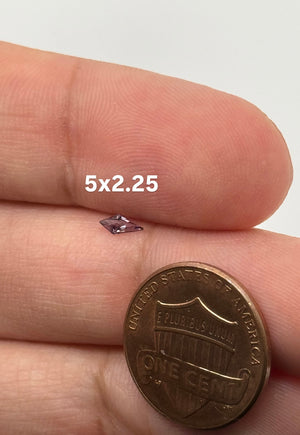 Premium Synthetic Color Change Sapphire: Kite Shape AAA Quality Gemstone Precision Cut in 4X2MM-14X6.5MM