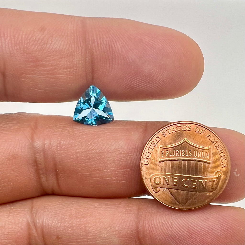 Swiss Blue Topaz Trillion Cut
