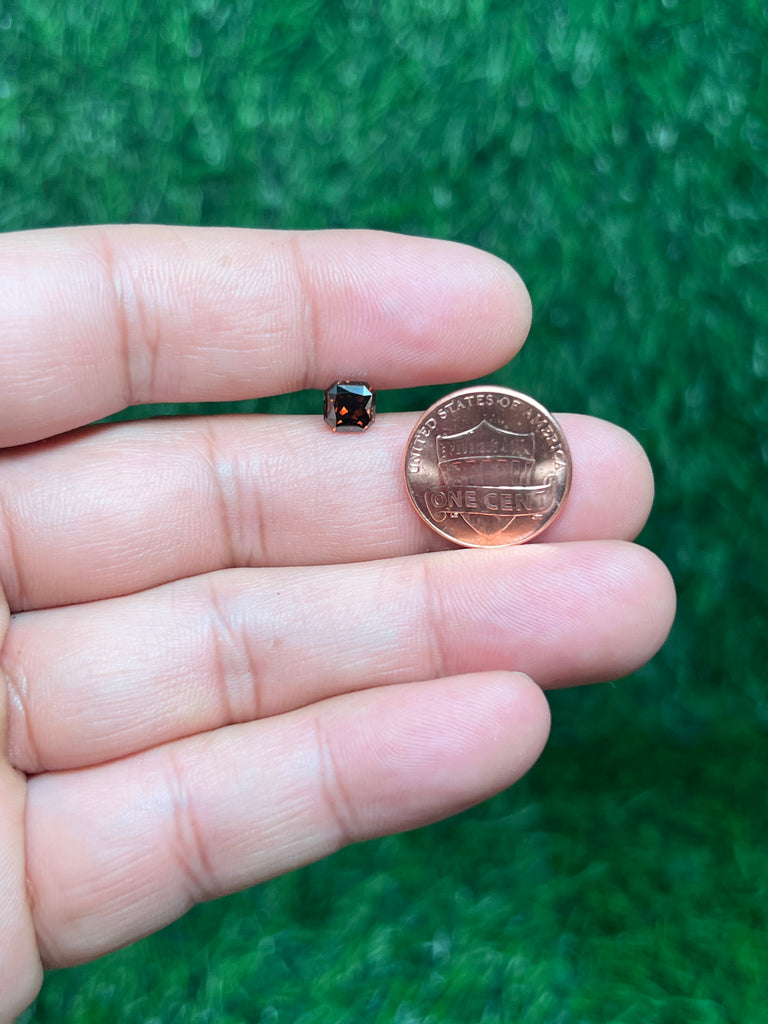 1.41 Cts Natural Fancy Brown Diamond VS1 Quality Cut-Cornered Square Modified Brilliant Cut