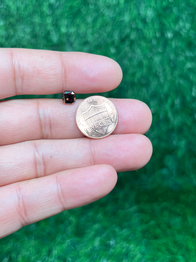 1.41 Cts Natural Fancy Brown Diamond VS1 Quality Cut-Cornered Square Modified Brilliant Cut