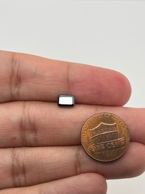 Lab Created Emerald Black Moissanite 7x5MM-12x10MM