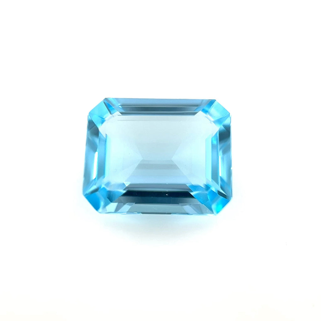 Emerald Cut Loose Sky Blue Topaz