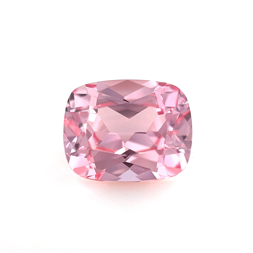 Cushion Elongated Loose Synthetic Padparadscha Sapphire