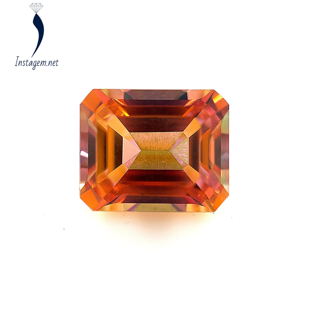 Natural Sunrise Mystic Topaz Emerald Shape AAA Quality Faceted Gemstone Available in 6x4MM-14x10MM