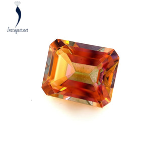 Natural Sunrise Mystic Topaz Emerald Shape AAA Quality Faceted Gemstone Available in 6x4MM-14x10MM