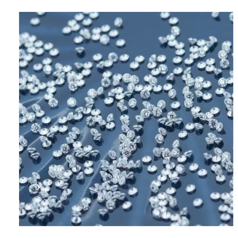 Round Best DEF Color White Moissanite