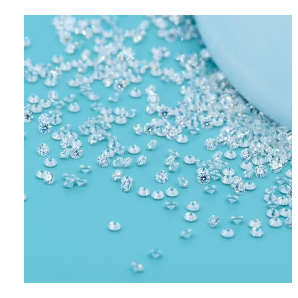 Round Best DEF Color White Moissanite