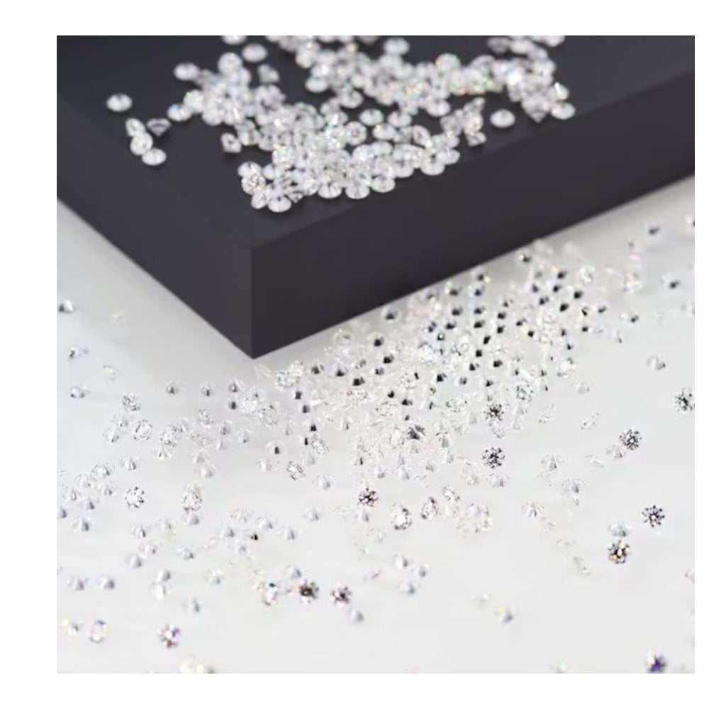 Round Best DEF Color White Moissanite