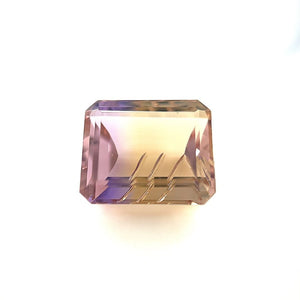 Loose 10.64 Cts Ametrine Emerald Fancy Cut AAA Quality 14.5x1x7mm