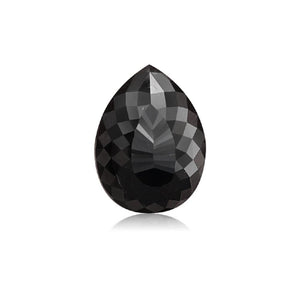 14.52 Cts Natural Fancy Black Diamond AAA Quality Pear Cut