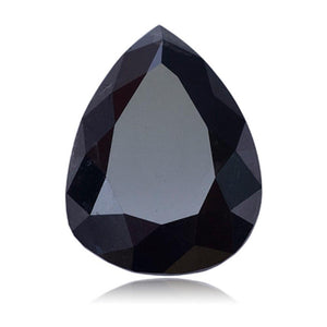 3.27 Cts Natural Fancy Black Diamond AAA Quality Pear Cut