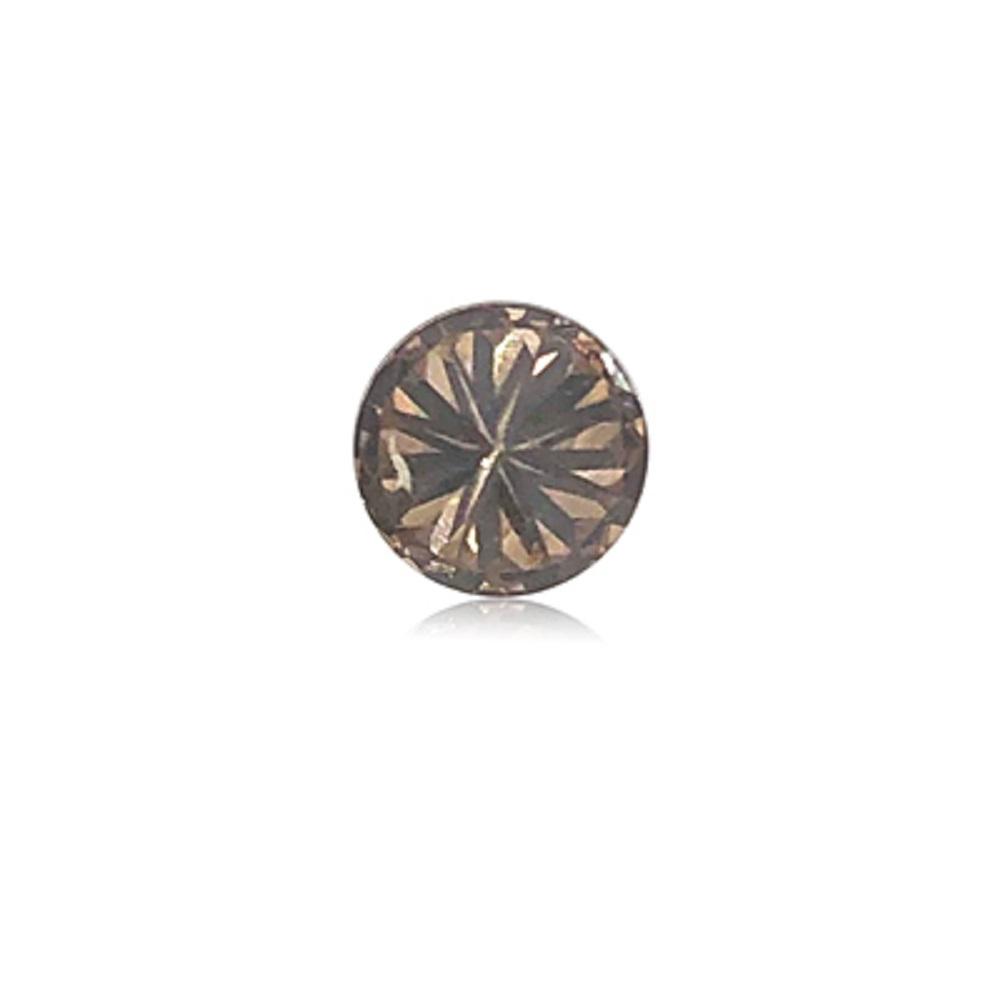 0.36 Cts Natural Fancy Brown Diamond SI2 Quality Round Cut