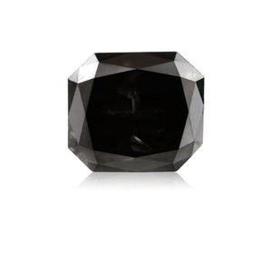 1.05 Cts Natural Fancy Black Diamond AA- Quality Rectangular Cut