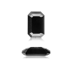 2.52 Cts Treated Fancy Black Diamond AAA Quality Emerald Cut
