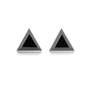 Loose Black Diamond Triangle Shape AAA Quality Available From 3x3MM- 6x6M