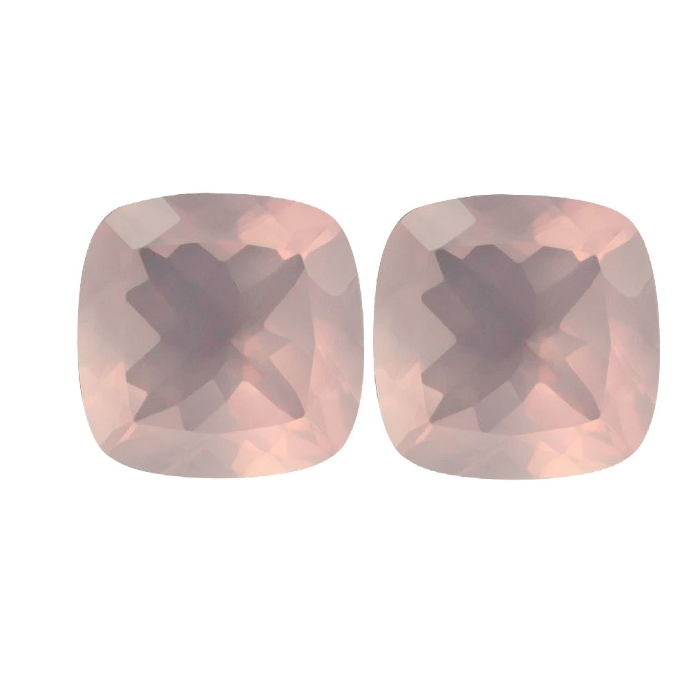 Natural Cushion Cut Loose Rose Quartz