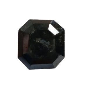 Treated Fancy Black Diamond Asscher Cut