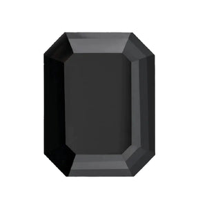 Lab Created Emerald Black Moissanite 7x5MM-12x10MM