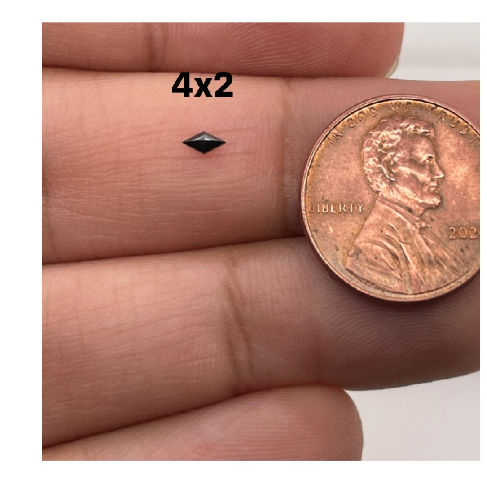 4x2MM(Weight range-0.047-0.052 each stone)