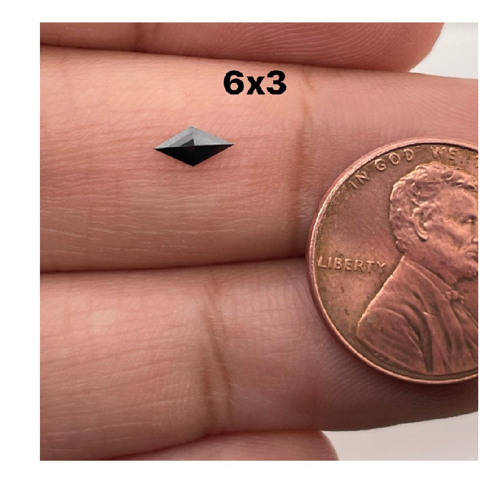 6x3MM(Weight range-0.161-0.178 each stone)