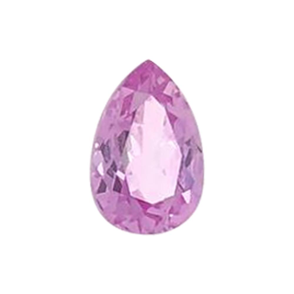 Synthetic Pear Best Pink Sapphire
