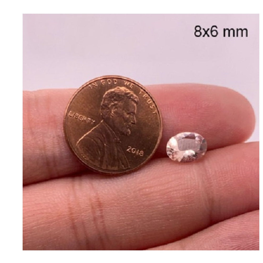 8x6MM (Weight range-0.99-1.22 each stone)