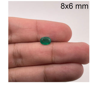 8x6MM (Weight range-0.84-1.35 Cts each stone)