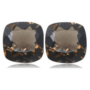 Natural Loose Smokey Quartz Cushion Cut - (Squarish)