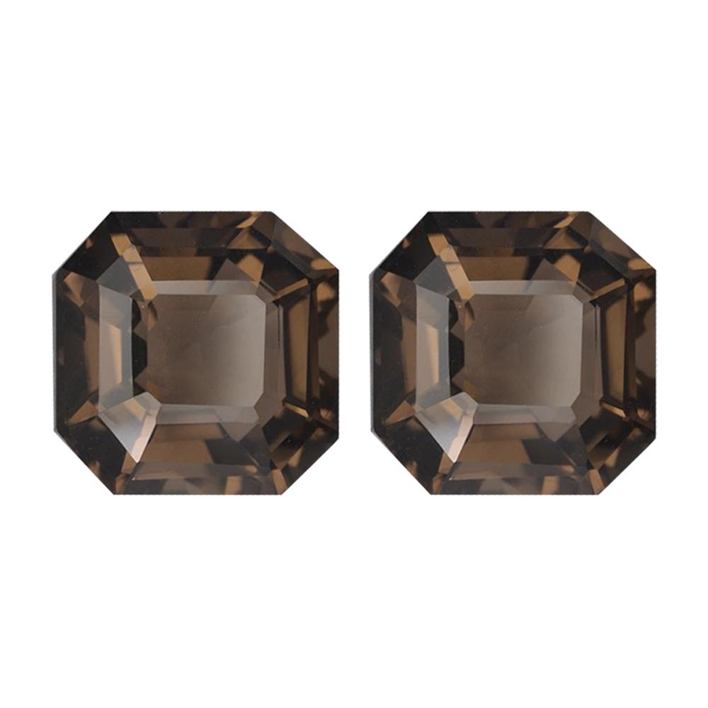 Natural Loose Smokey Quartz Asscher Cut