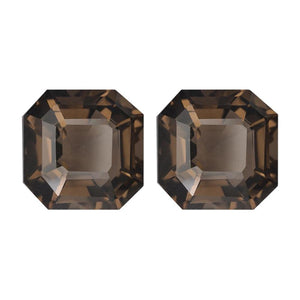 Natural Loose Smokey Quartz Asscher Cut