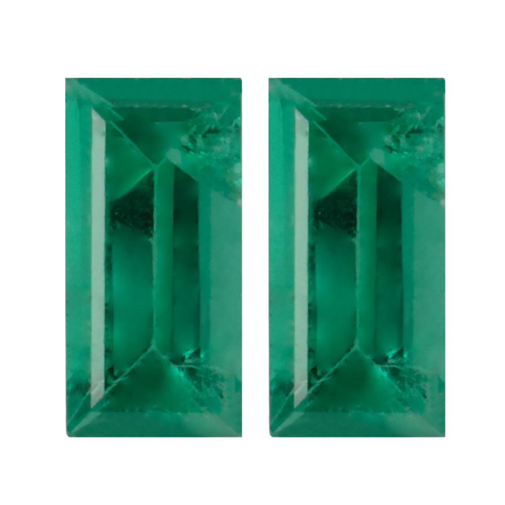 Natural Baguette Cut Loose Emerald