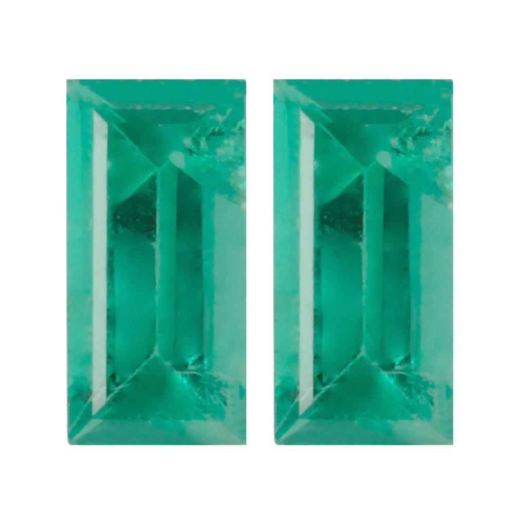 Natural Baguette Cut Loose Emerald