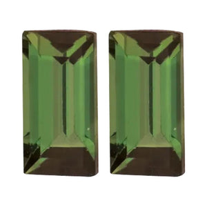 Natural Baguette Loose Green Tourmaline