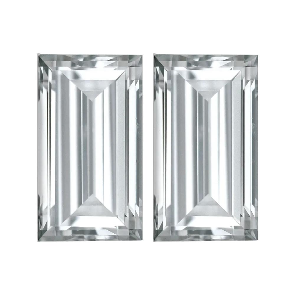 Natural Baguette Cut GHI Color Loose White Diamond from 2.25x0.75mm to 3.00x2.50mm