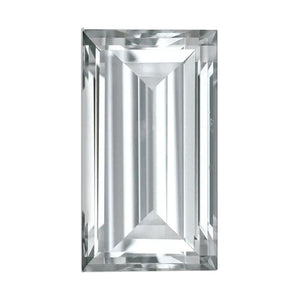 Natural Baguette Cut GHI Color Loose White Diamond from 1.25x0.50mm to 2.00x1.75mm