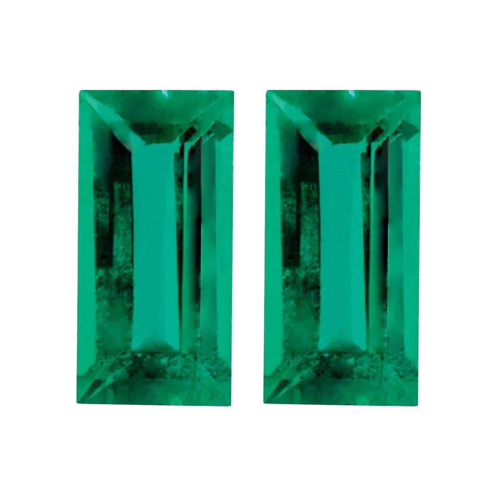 Natural Baguette Cut Loose Emerald