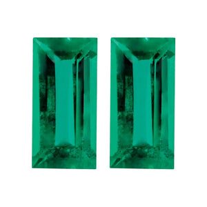 Natural Baguette Cut Loose Emerald