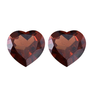 Mozambique Garnet Heart Cut