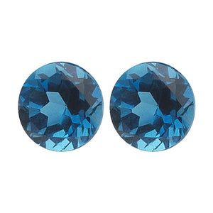 London Blue Topaz Round Cut