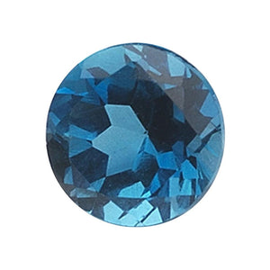 London Blue Topaz Round Cut