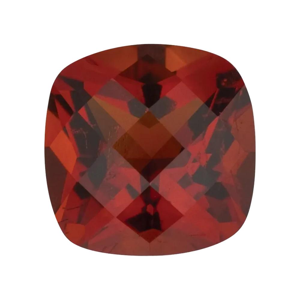 Natural Madeira Citrine Cushion Checkered Cut