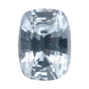 Natural Cushion Loose White Sapphire - (Elongated)