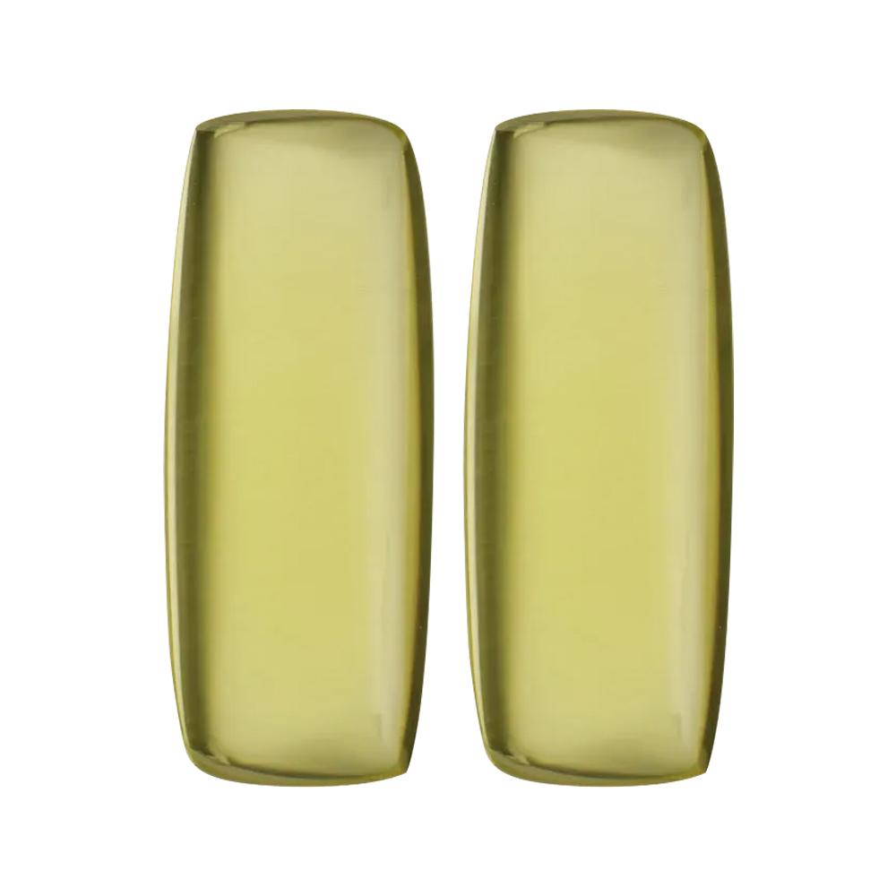 Natural Cushion Cabochon Loose Lemon Quartz - (Elongated)