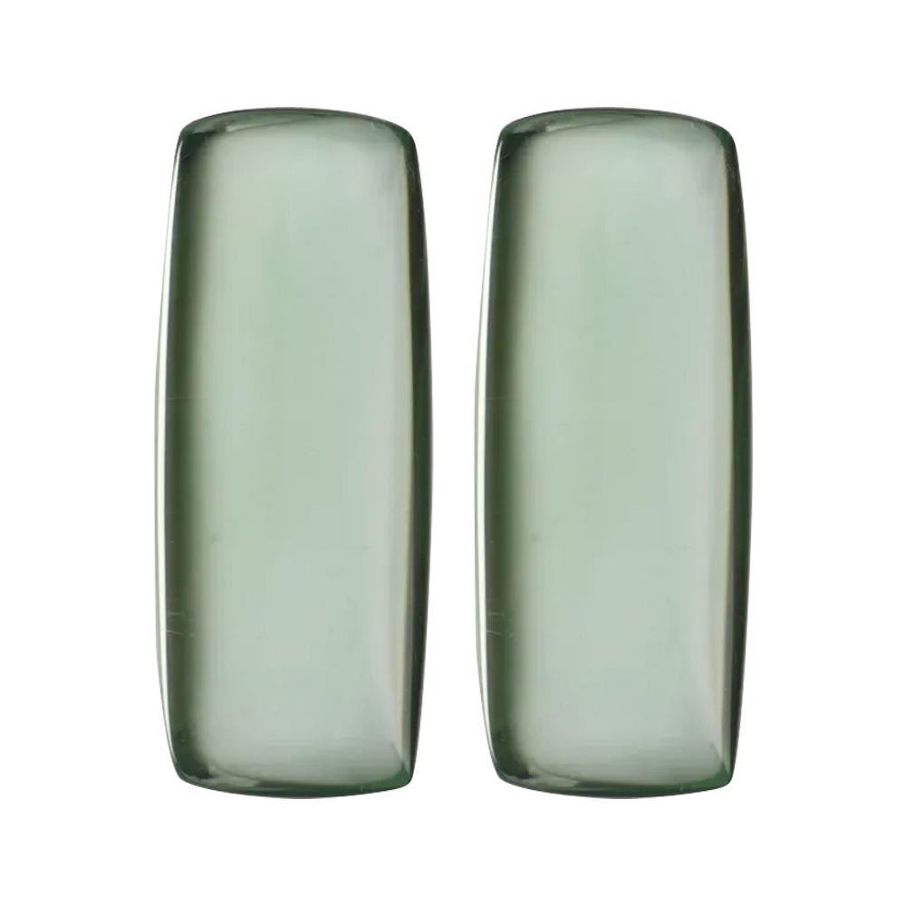 Natural Cushion Cabochon Loose Green Quartz - (Elongated)
