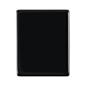 Natural Loose Cushion Flat Top Black Onyx - (Elongated)