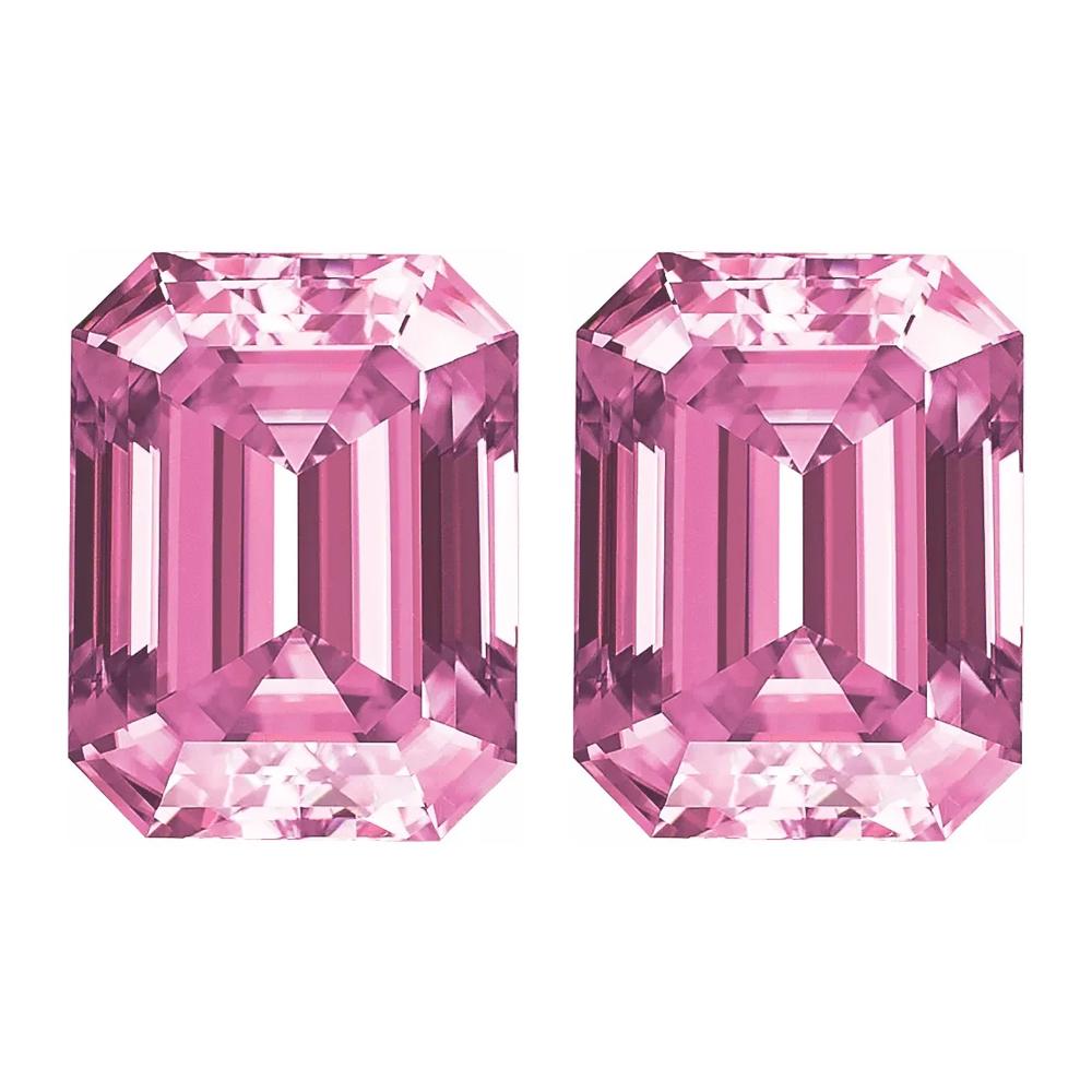 Emerald Best Pink Moissanite