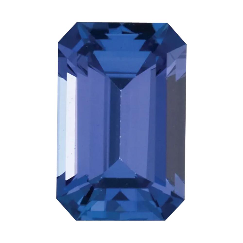 Natural Tanzanite Emerald Cut