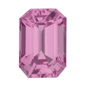 Natural Emerald Faceted  Loose Pink Sapphire