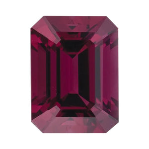 Rhodolite Garnet Emerald Cut